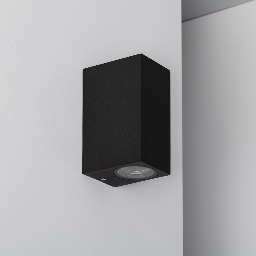 Miseno Black Aluminium Double Sided Lighting Outdoor LED Surface Lamp