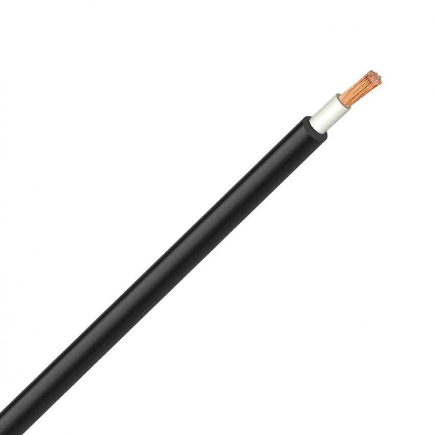 Black PV ZZ-F Cable - 6mm² 