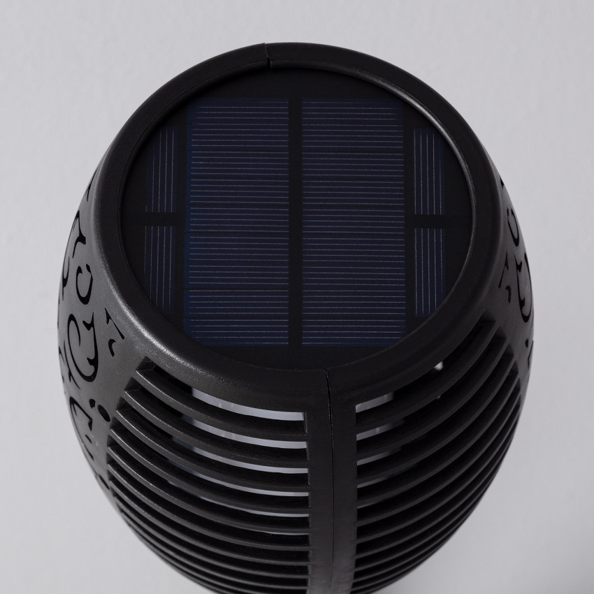 Solar LED Torch with Spike - Flame Effect