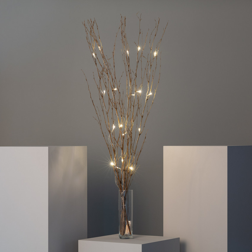 Ramas Decorativas LED Bambú Natural1.2m