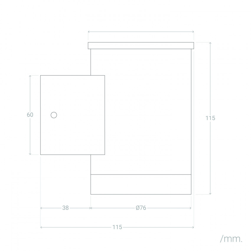 Aplique de Pared LED Bekitro