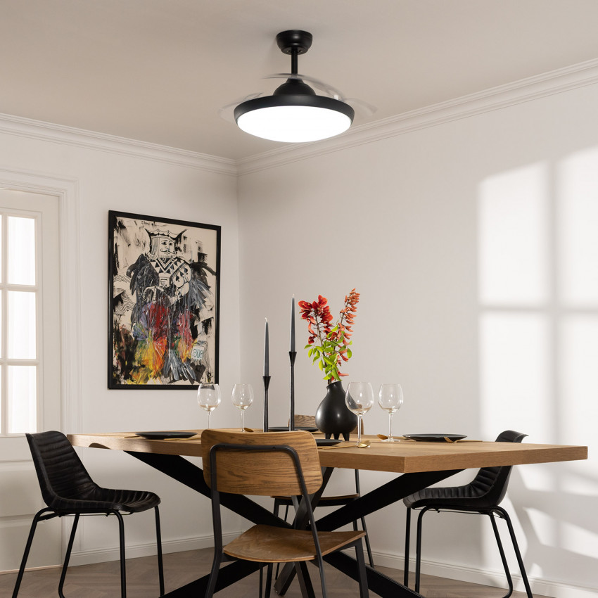 Ventilador de Techo Kourak LED Blanco 36W DC
