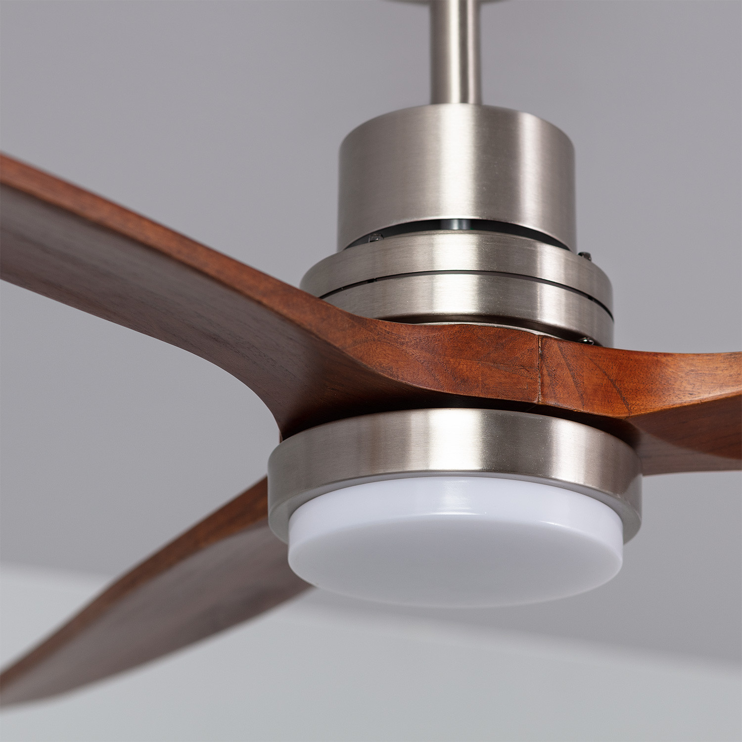 Ceiling Fan Savate Nickel LED 132cm DC 