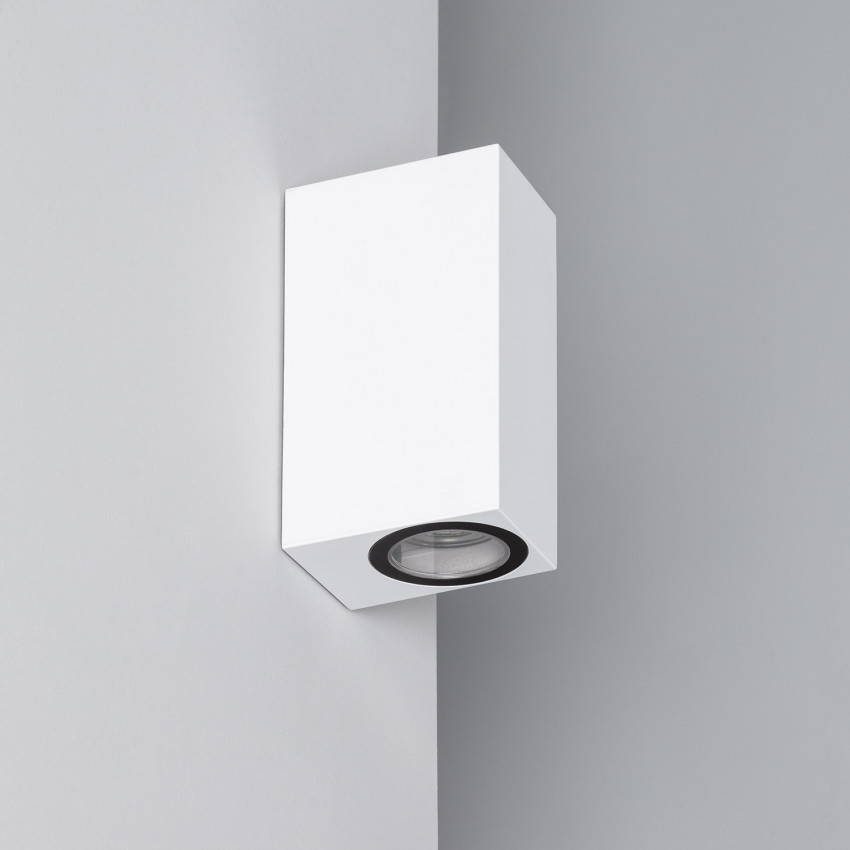 White Miseno Double-Sided PC Outdoor LED Wall Light 