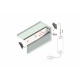 Perfil Aluminio de Superficie Semicircular 2 m Difusor Opal para Doble Tira LED 30º Inclinación Sin Agujero