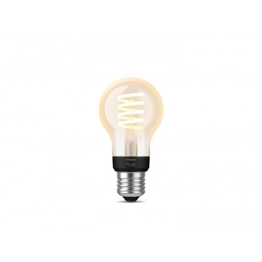 PHILIPS E27 White Ambience 7W Hue LED Filament Bulb