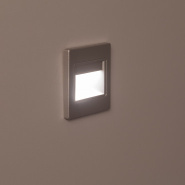 1.5W Randy Recessed Wall LED Spotlight in Grey -
