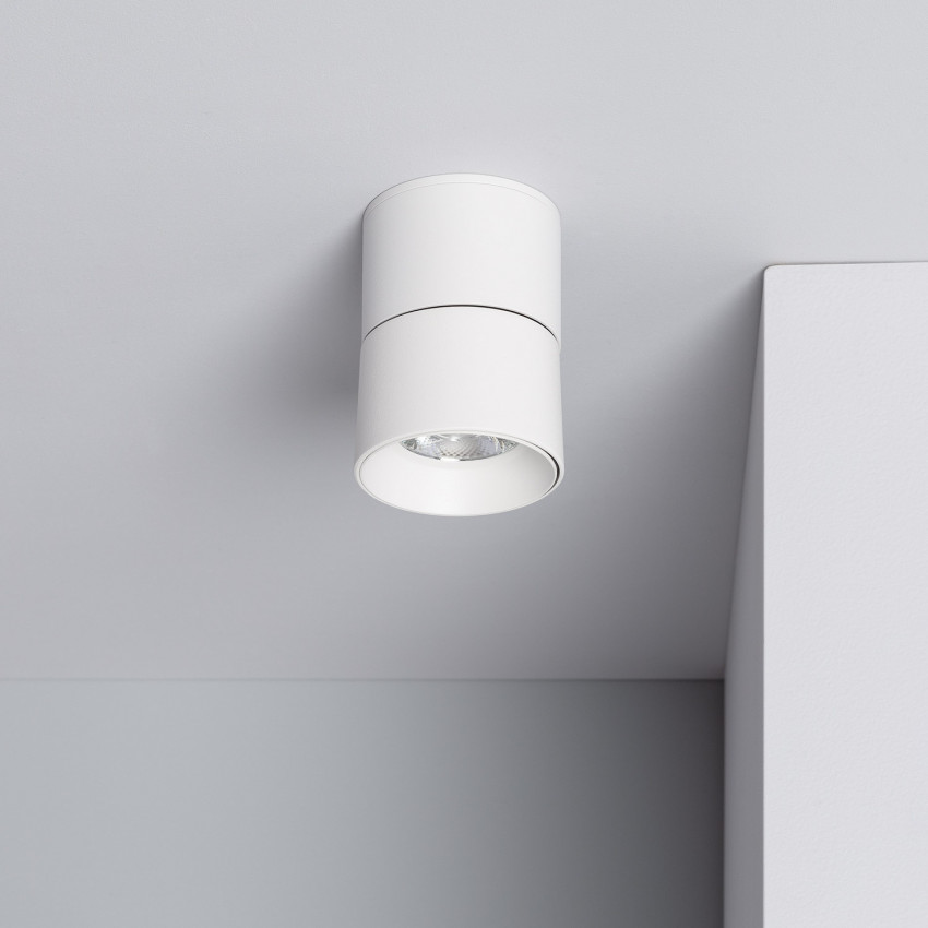 New Onuba Aluminium 7W White Round LED Ceiling Lamp