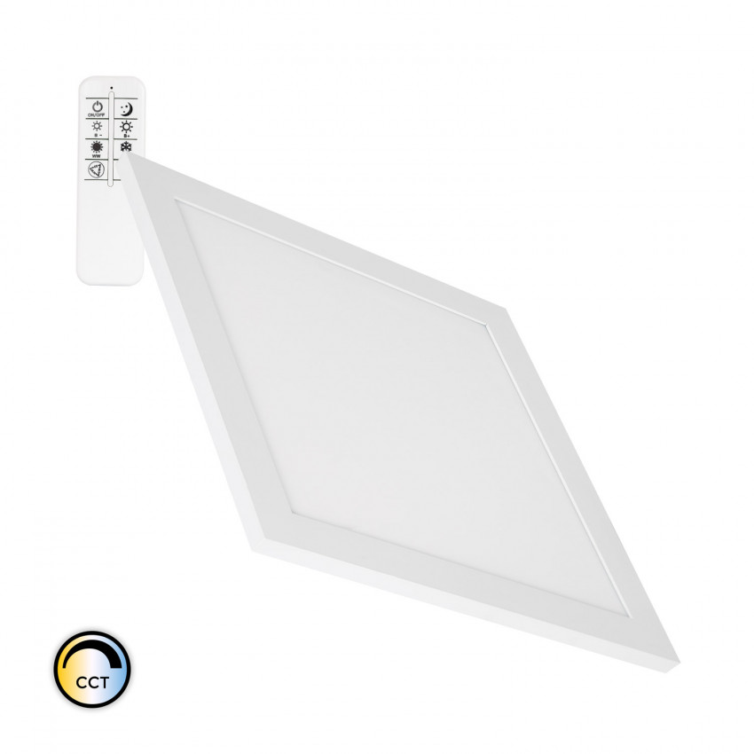 20W 30x30cm 2000lm Dimmable Selectable CCT LED Panel with Remote Control