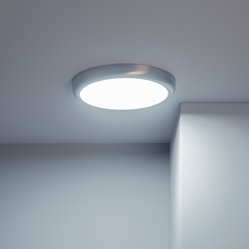 Silver Round Design 24W LED Surface Panel