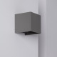 Aplique LED New Eros 6W Negro Iluminación Doble Cara