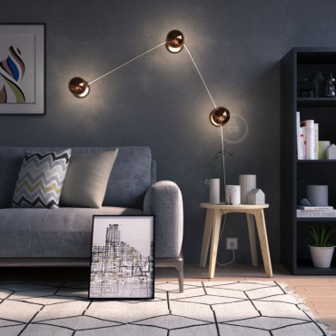 E27 G125 7W 806lm Dimmable Filament LED Bulb Creative-Cables CBL700175 - Several options