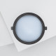 Black Round Hublot 12W LED Surface Panel