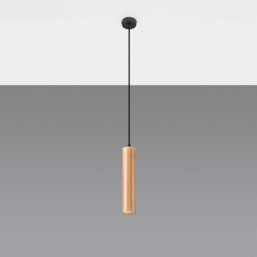 Lino Wooden Pendant Lamp SOLLUX