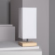 [UK] Lámpara de Mesa de Madera y Tela Haarle