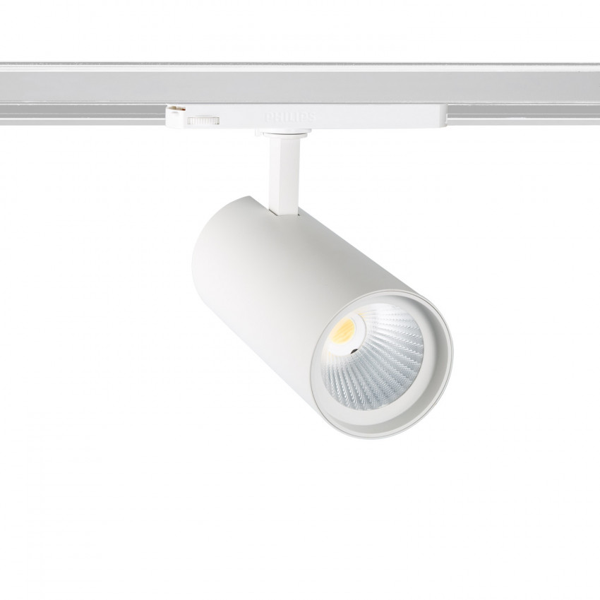 New White 30W d'Angelo LED Spotlight for a Three-Circuit Track - LIFUD