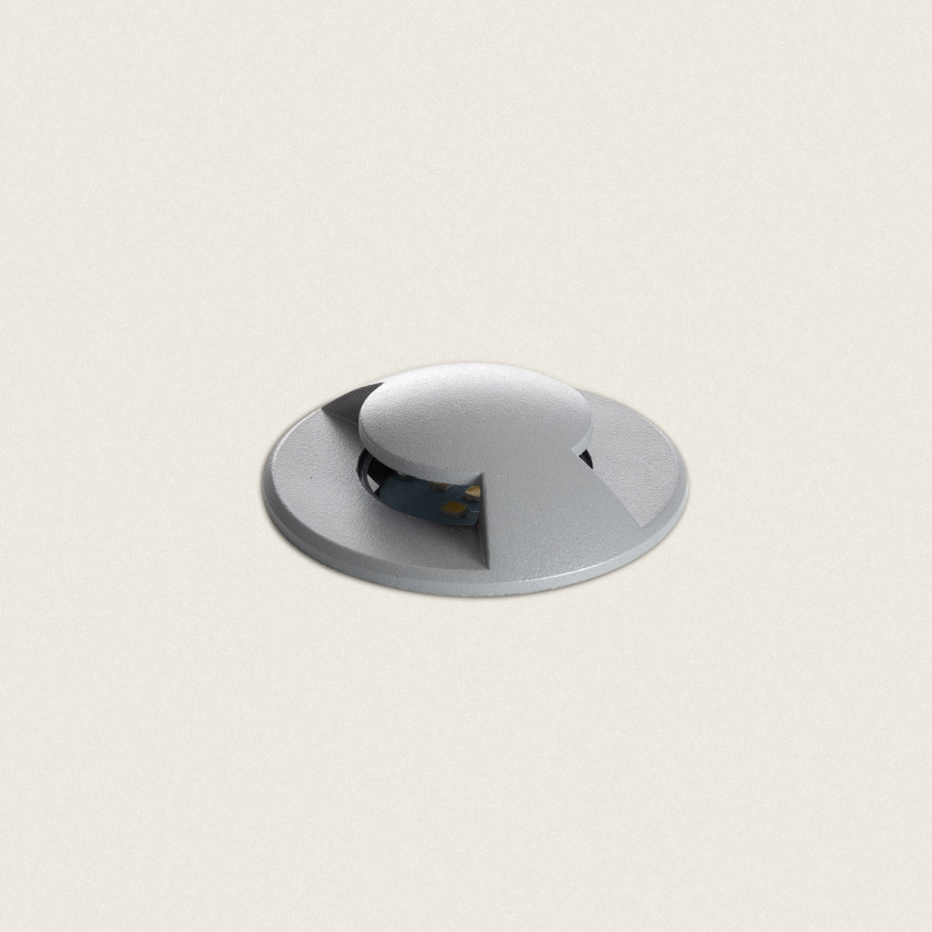 Loto 2L 1W Outdoor Recessed Ground Spotlight in Grey