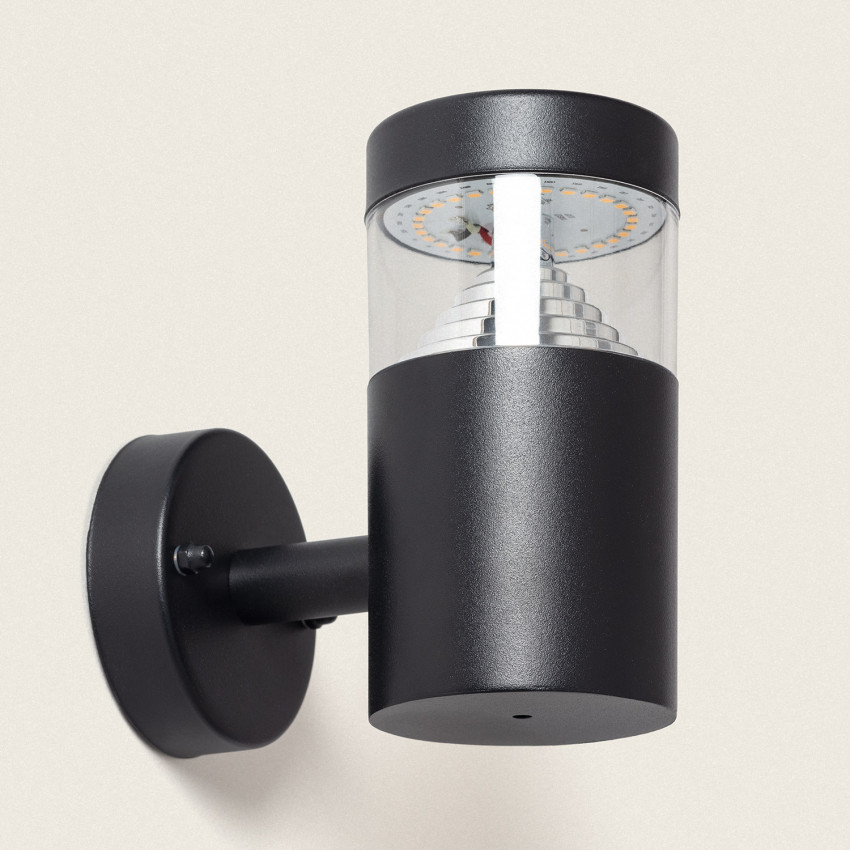 6W Inti Stainless Steel Black LED Wall Lamp