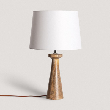 Product photography: Rani Wooden Table Lamp ILUZZIA 