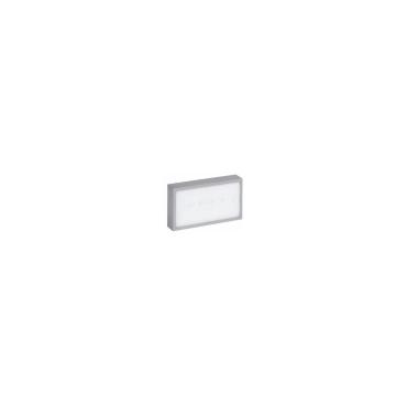 LEGRAND 661655 URA ONE Decorative Aluminium Frame for Surface Mounting - Grey