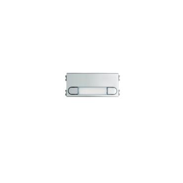 FERMAX 2-Button Module 201 V DUOX/BUS2/VDS SKYLINE 7376 - Silver