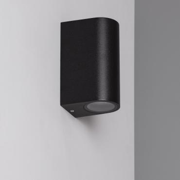 Big Gala Double Sided Aluminium Outdoor Wall Lamp - Black
