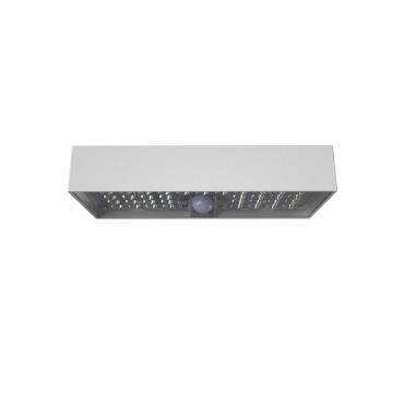 6W Karl Solar Outdoor Wall Lamp in White - 4000K
