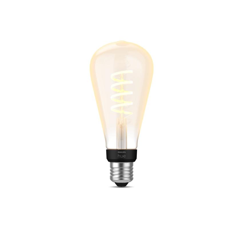 7W E27 ST72 550 lm LED Filament Bulb White Ambiance PHILIPS Hue
