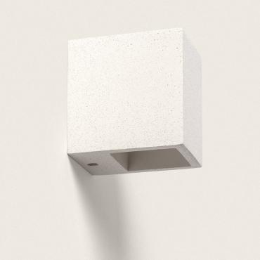 Batam Cement Double Sided Wall Lamp - White