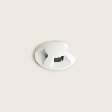 1W Letso 4L Outdoor Recessed Ground Spotlight in White -