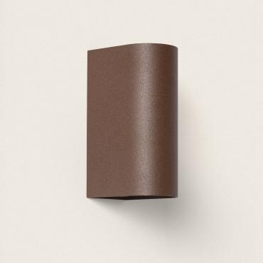 10W Oscilum Outdoor Aluminium CCT Double Sided Round LED Wall Lamp - Antharacite