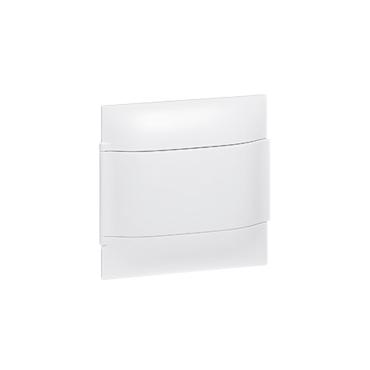 Practibox S for Conventional Partition Walls Plain Door 1x4 Modules LEGRAND 134044 - White