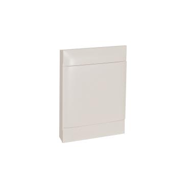 LEGRAND 135122 Practibox S Surface Box 2x12 Modules Smooth Door - White