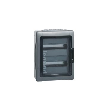 Modular watertight box Plexo3 IP65 2x12 modules LEGRAND 601832 - Grey
