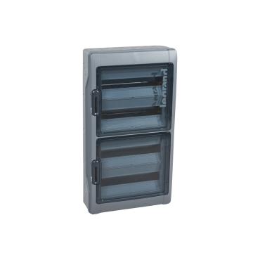 Modular watertight box Plexo3 IP65 IP65 4x18 LEGRAND 601838 - Grey