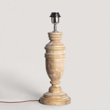 Base for Hausa Wooden Table Lamp ILUZZIA - Natural