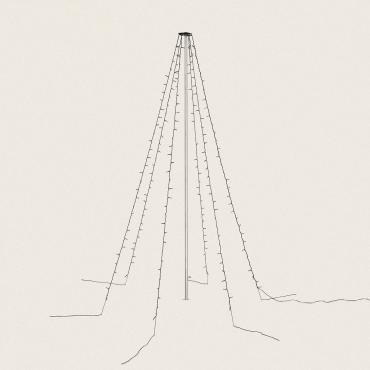 2.1m Outdoor LED Garland Curtain for Trees - 2700K