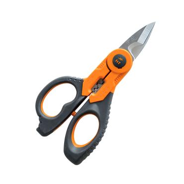 Professional HT INSTRUMENTS F40 Scissors with Crimping Function - Orange