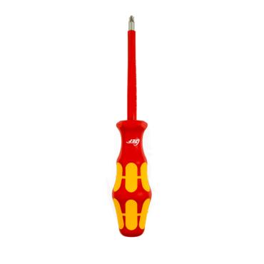 Screwdriver Insulated Pozidriv  PZ1 VDE 1000V GEF - Red
