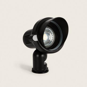 Argita GU10 Aluminium Outdoor Spotlight with Spike - Black