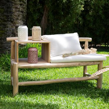 Renoir Portable LED Table Lamp with Candle - White