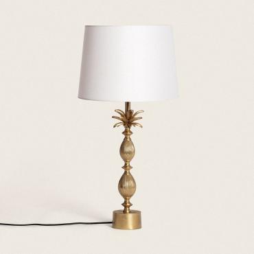 Brahma Metal Table Lamp - Gold