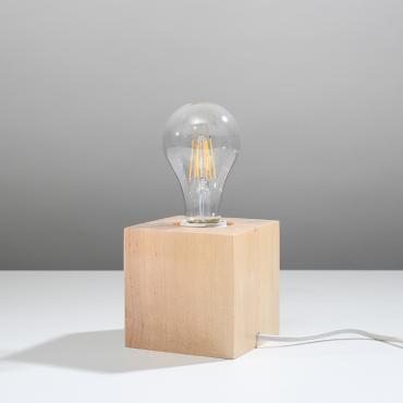 Ariz Wooden Table Lamp SOLLUX - Natural