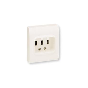 Socket Base 2P+T 25A for Oven Cooker LEGRAND 055423 - White