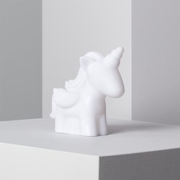 Children's Unicorn Bedside Table Multicolor Battery LED Lamp -
