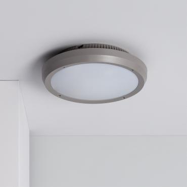 Curio Round Grey Outdoor Surface Panel Ø300 mm IP65 - Grey