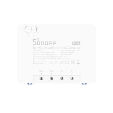 25A WiFi Energy Metered Switch SONOFF POWR3 - White