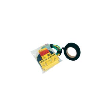 3M Scotchflex Hook and Loop Velcro Tape for Securing Wires (20mm x 10m) 3M-7000033355-N - Black
