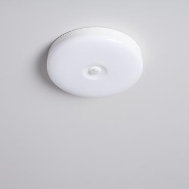 12W No Flicker LED Surface Lamp with PIR Motion Sensor & Twilight Sensor Ø216 mm - 6000K