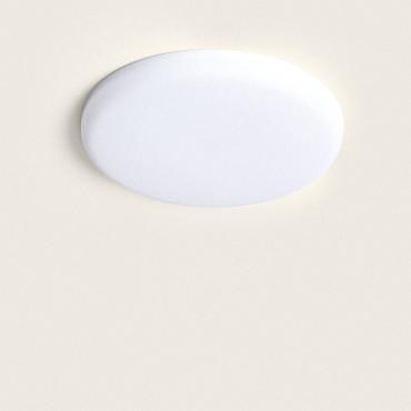 18W Round Slim LIFUD LED Surface Panel with Adjustable Cut Out Ø50-190 mm and Junction Box - 2700K
